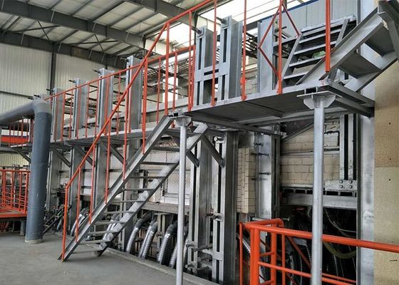 quality Cam Üretim Hattı için ISO45001 50TPD Son Ateşli Fırın factory