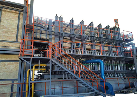 satın al 50ton Flint Rengi Basit Yapı Son Yakılmış Furance Konteyner Cam Fırın online manufacture