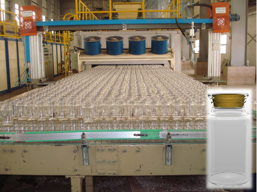 satın al Flint Jar Glass Bottle Üretim hattı Pudding Glass 300ml online manufacture