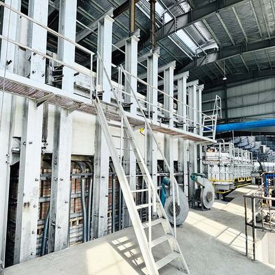 satın al 120Tpd Son Ateşli Fırın Cam Konteyner için Refractory Cam Erime Fırını online manufacture