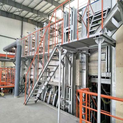 satın almak Özel cam üretim hattı için 50TPD Doğal Gaz Sonu Ateşli Fırın Çevrimiçi üretim