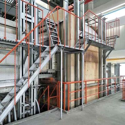 satın al Customized 380V End Fired Furnace Refractory Material Glass Furnace With Natural Gas Burner online manufacture