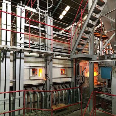 satın al 120TPD Doğal gaz cam erime fırını Özel konteyner cam ateşli malzeme online manufacture