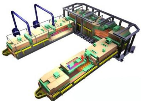 satın al 50 Tpd Cam Erime Fırını Gelişmiş Enerji Tasarrufu Tasarımı ile Son Yakılan Fırın online manufacture